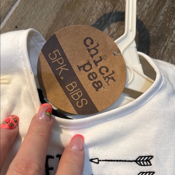 Chick Pea White and Black Bibs Set Adventure Collection - Picture 5 of 5